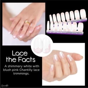 Color Street Lace the Facts Nail Polish Strips. New in package.